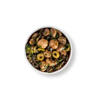 Mushroom and Olive Salad